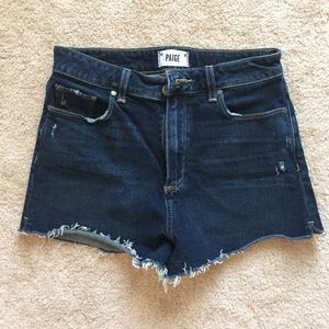 PAIGE | Margot Short | High-Rise Cutoff Jean Short